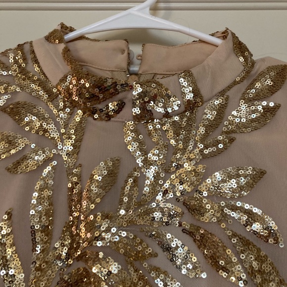 Sequined Long Sleeve Dress - Picture 3 of 4